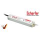 Scharfer LED tápegység , 24 Volt , 30 Watt , 1.25A , kültéri , vízálló , IP67 , Scharfer