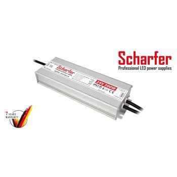   Scharfer LED tápegység , 24 Volt , 300 Watt , 12,5A , kültéri , vízálló , IP67 , Scharfer