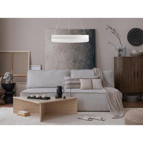 Nedes LED luxusos függesztett kristálycsillár + távvezérlő 80W