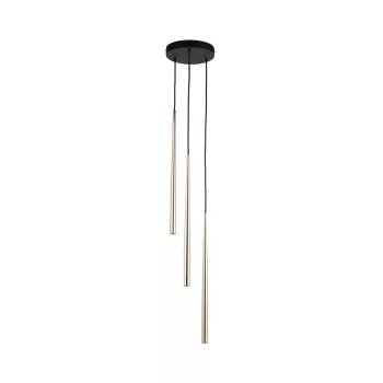 TK LIGHTING PENDANT PIANO 10117 3XG9 BLACK/GOLD