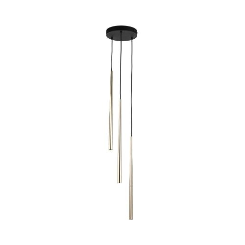 TK LIGHTING PENDANT PIANO 10117 3XG9 BLACK/GOLD