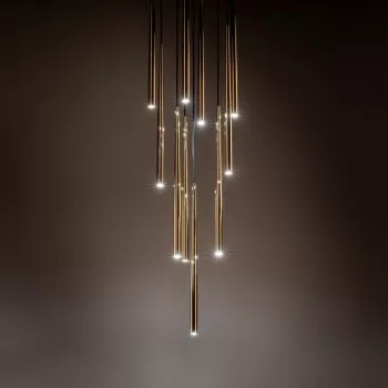 TK LIGHTING PENDANT PIANO 10118 10XG9 BLACK/GOLD