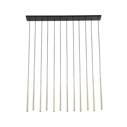 TK LIGHTING PENDANT PIANO 10119 12XG9 BLACK/GOLD