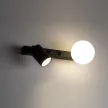 TK LIGHTING WALL LAMP VOX 10148 1XGU10+1XG9 WH/BL