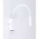 TK LIGHTING WALL LAMP+USB LAGOS 10202 1XG9 WHITE