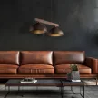 TK LIGHTING CHANDELIER OSLO 4507 2XE27 BROWN