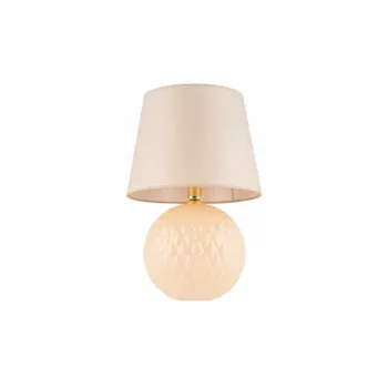 TK LIGHTING TABLE LAMP SANTANA 5591 1XE27 ECRU