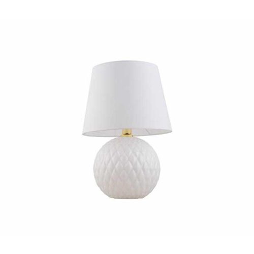 TK LIGHTING TABLE LAMP SANTANA 5593 1XE27 WHITE
