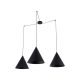 TK LIGHTING PENDANT CONO 6629 3XE27 BLACK