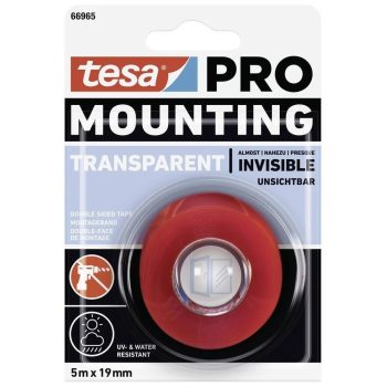   Tesa Mounting PRO kétoldalas rögzítő - Átlátszó (5m x 19mm)