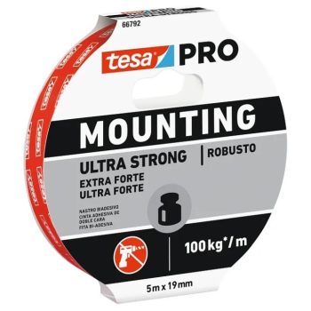   Tesa Mounting PRO kétoldalas rögzítő - Ultra Erős (5m x 19mm)