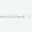 Trevos PERUN SLIM Ex 1.2ft 1600/840 3F fémházas robbanásbiztos  lámpatest