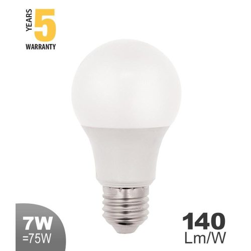 VITO High Lumen Led Bulb Supreme A60 E27 7W 980lm  2700K (Warm White) 1519540 VITO