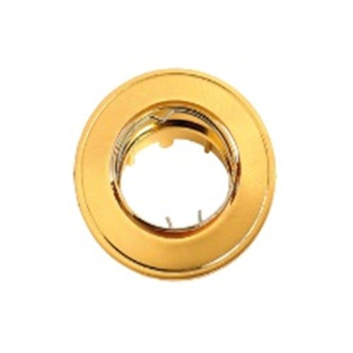VITO Spot Light Fixture Recesssed Mounted Round Vt5534 Gu5,3 Golden & Chrome 2010370 VITO