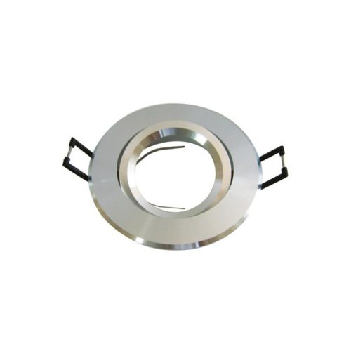 VITO Spot Light Fixture Recesssed Mounted Adjustable Uranus Round Gu5,3 Φ86X24mm Silver 2011180 VITO