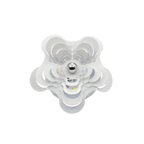 VITO Led Spot Light Fixture Recesssed Mounted Formato F1 Flower 3W 240lm 4200K (Natural White) Φ125X65mm White 2012380 VITO