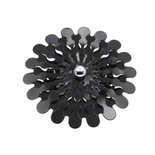 VITO Led Spot Light Fixture Recesssed Mounted Formato F4 Flower 3W 240lm 4200K (Natural White) Φ125X65mm Black 2012430 VITO