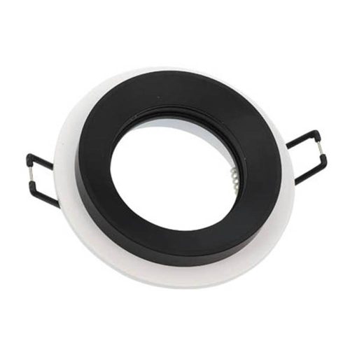 VITO Spot Light Fixture Recesssed Mounted Ola E01 Round Gu10 Φ90X33mm White & Black  2012600 VITO