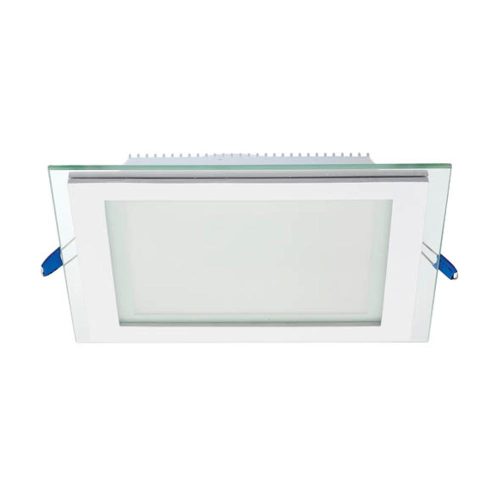 VITO Led Square Panel Downlight Recessed Mounted With Glass Lena-Sg 200X200X40mm 16W 1600lm 6000K (Cool White) 2023570 VITO
