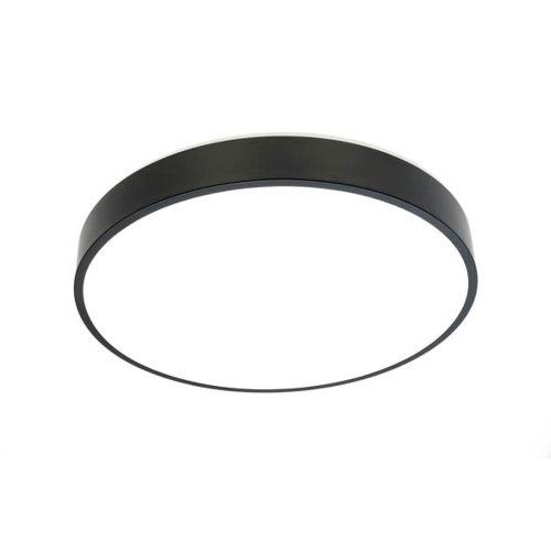 VITO Led Ceiling Round Lighting Fixture Finesse R1-35 Φ400*H50 35W 3Xcct-Dip Switch Black 2026110 VITO