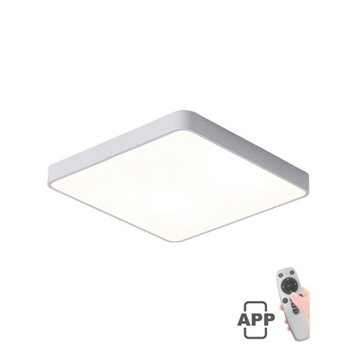 VITO Led Ceiling Square Lighting Fixture Finesse S1-60 600*600*H50 60W Dimmable+Mobile White 2026170 VITO, Option Hanging Set 2026410