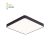 VITO Led Ceiling Square Lighting Fixture Finesse S1-35 400*400*H50 35W 3Xcct-Dip Switch Black 2026190 VITO, Option Hanging Set 202641