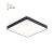 VITO Led Ceiling Square Lighting Fixture Finesse S1-45 500*500*H50 45W 3Xcct-Dip Switch Black 2026200 VITO, Option Hanging Set 202641