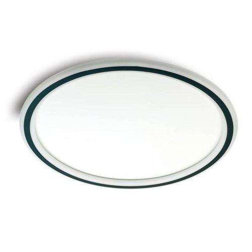 VITO Led Ceiling Round Lighting Fixture Disc 1 Φ500*H45 46W 3Xcct-Dip Switch White+Black 2026240 VITO