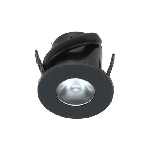 VITO Zanzi-P 1W 3000K Φ30mm Black 220V Mini Led Spot 2026830 VITO