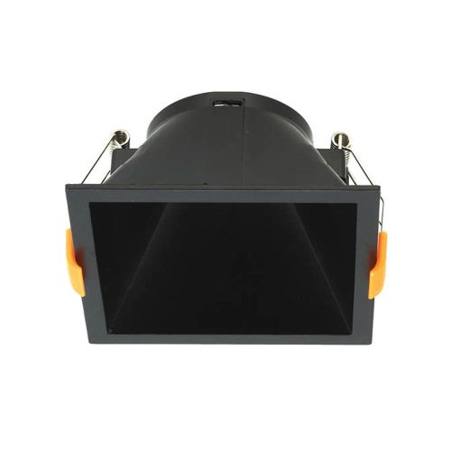 VITO Plasy-S Gu10 Φ83X83mm Black 220V Square Spot Fix. 2027000 VITO