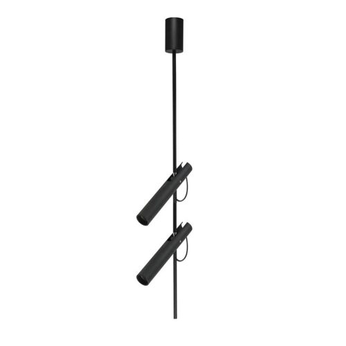 VITO Spot Light Fixture Surface Mounted Climber-2 Φ45*H265 2X7W Cob 3000K Black L1.3M 2102530 VITO