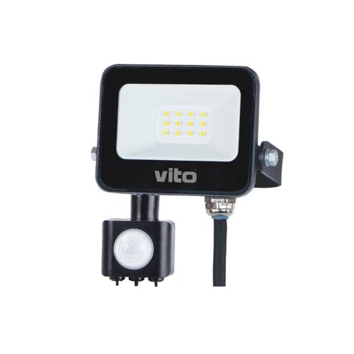 VITO Led Floodlight Sava-S With Pir Sensor 10W 1000lm 6000K Ip65 3022700 VITO