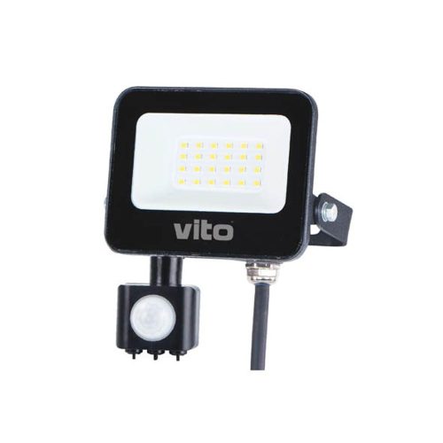 VITO Led Floodlight Sava-S With Pir Sensor 20W 2000lm 6000K Ip65 3022710 VITO