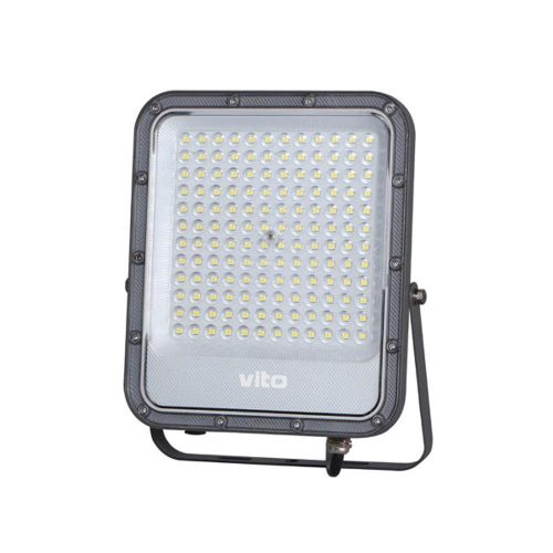 VITO Led Floodlight Rona 100W 11800lm 4000K (Natural White) Ip65 Grey 3022780 VITO