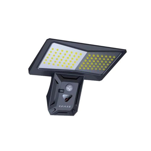 VITO Solar Led Floodlight Solight P 4W 550lm 6400K (Cool White) With Photo & Pir Sensor 18650 3,7V 1800Mah Ip44 Black 3210150 VITO