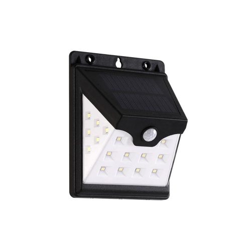 VITO Solar Led Floodlight Solight W 1W 110lm 6400K (Cool White) With Photo & Pir Sensor 18650 3,7V 1200Mah Ip44 Black 3210180 VITO