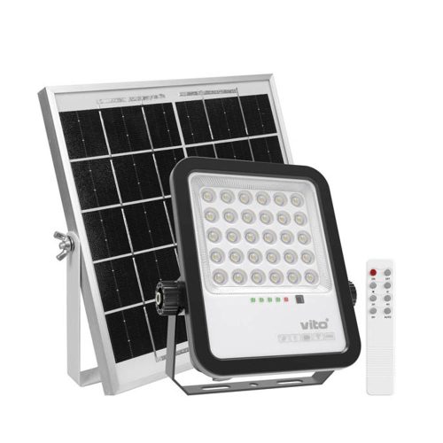 VITO Solar Led Floodlight Sahara 150W 1650lm 6000K Ip65 With 5M Cable 3210210 VITO