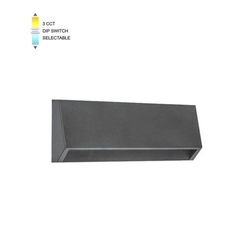 VITO Led Outdoor Step Light Adria-St 4W 244/276/248lm 3Xcct Ip65 80X220 Anthracite 3230461 VITO