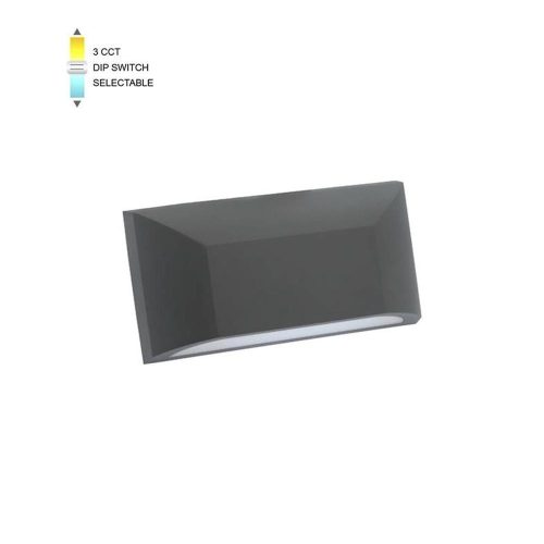 VITO Led Outdoor Wall Light Adria-W1 6W 312/330/318lm 3Xcct Ip65 113X220X51 Anthracite 3230481 VITO