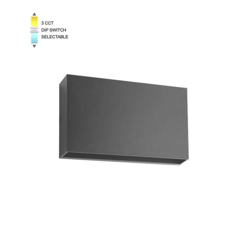 VITO Led Outdoor Wall Light Adria-Ud1 12W 732/804/780lm 3Xcct Ip65 125X200X39 Anthracite 3230501 VITO