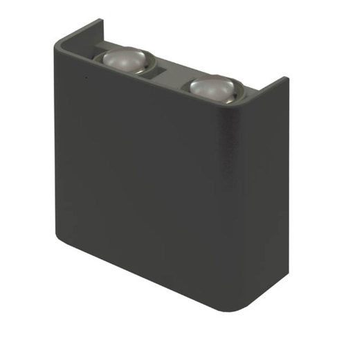 VITO Led Outdoor Wall Light Bino-2 4W Smd 3Xcct 11*10Cm Ip65 Black 3231090 VITO