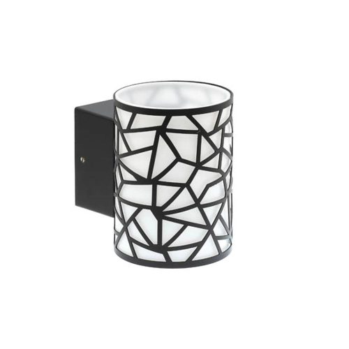 VITO Led Outdoor Wall Light Bilbao-W1 8W 300lm 4000K (Natural White) Ip44 Φ89X124X120mm Black & White 3241440 VITO