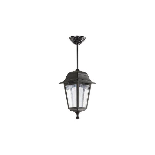 VITO Outdoor Pendant Light Bergamo-H E27 Black Ip44 Plastic 160X160X460mm Black 3241870 VITO