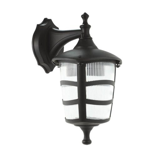 VITO Outdoor Wall Light Bari-W E27 Black Ip44 Plastic 200X300mm Black 3241990 VITO