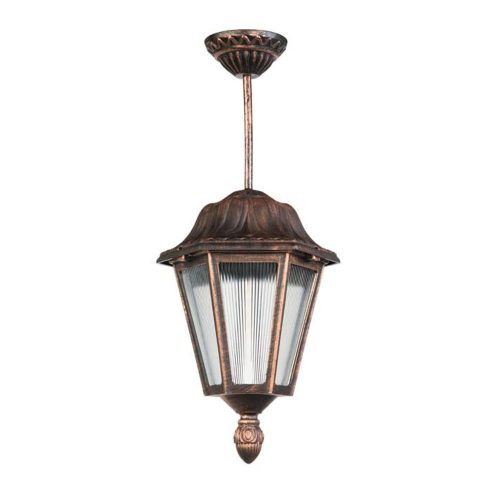 VITO Outdoor Pendant Light Verona-H E27 Ip44 Plastic 240X240X500mm Antique 3242110 VITO