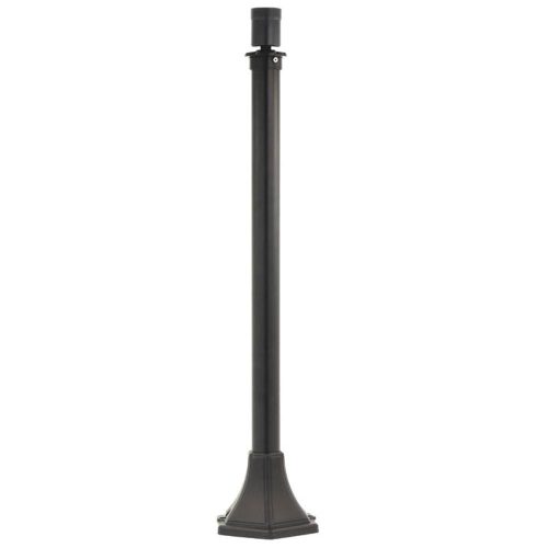 VITO Pole For Outdoor Use Steel With E27 Base And Cable 750mm Black 3242240 VITO