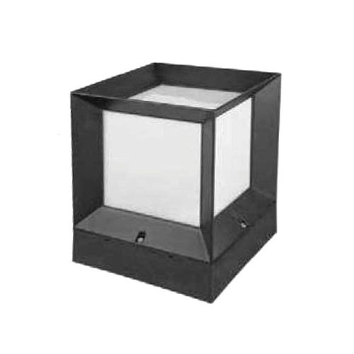 VITO Outdoor Garden Light Cubo E27 Ip44 Plastic 225X225X280mm Black 3242260 VITO