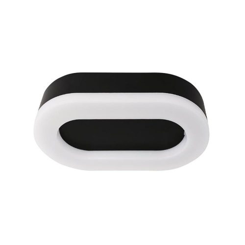 VITO Led Outdoor Bulkhead Luz-Bco 12W Smd 4000K (Natural White) 19Cm Ip65 Black  3401070 VITO