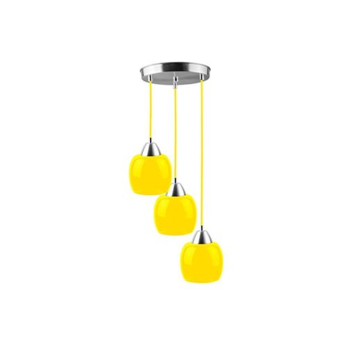 VITO Pendant Lighting Fixture Pera-35 Rp 3Xe27 Made Of Glass Yellow 4101540 VITO