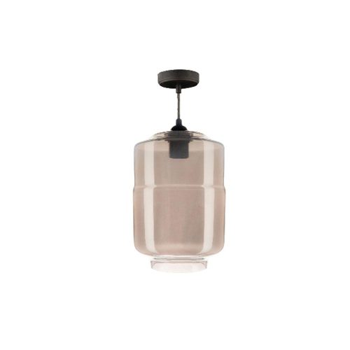 VITO Pendant Lighting Fixture Art 9002 1Xe27 Made Of Glass Smoke 4102340 VITO